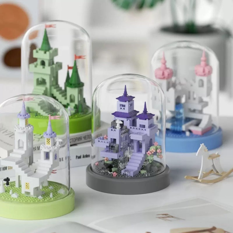 Dropshipping Four Seasons Green Sakura Tree House Building Blocks Compatible With Lego Educational Toys Ornaments Valentine'S Day Gifts - Image 3